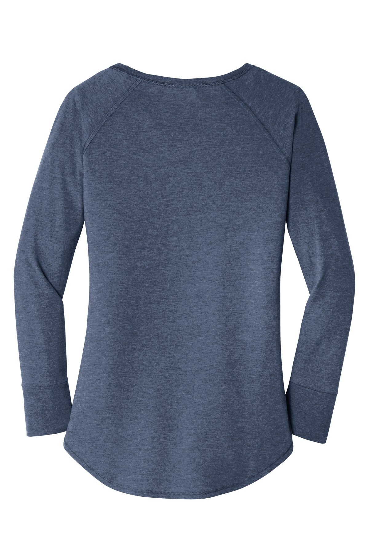 District  Women's Perfect Tri  Long Sleeve Tunic Tee - Navy Frost