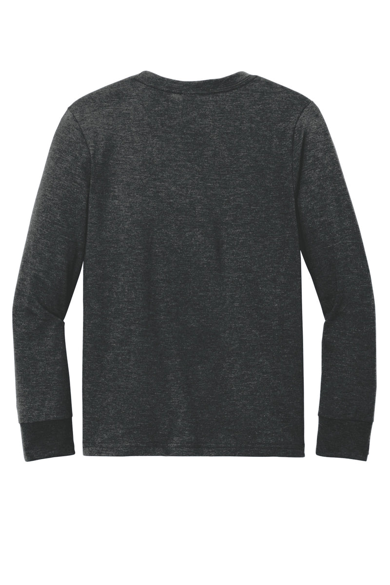 District Youth Perfect Tri Long Sleeve Tee - Black Frost