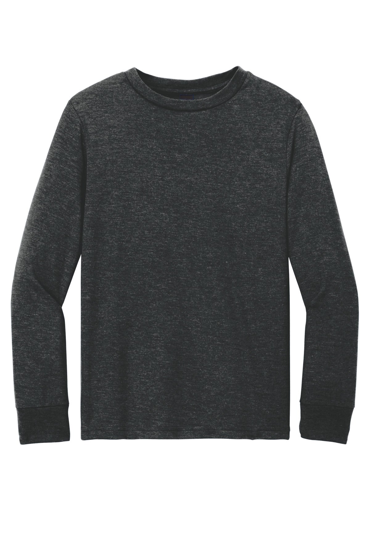District Youth Perfect Tri Long Sleeve Tee - Black Frost
