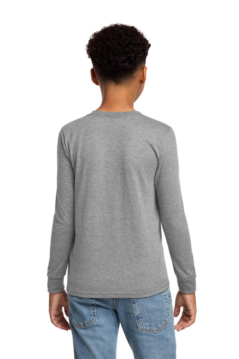 District Youth Perfect Tri Long Sleeve Tee - Grey Frost