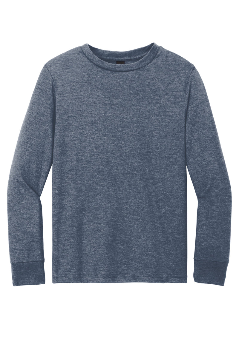 District Youth Perfect Tri Long Sleeve Tee - Navy Frost