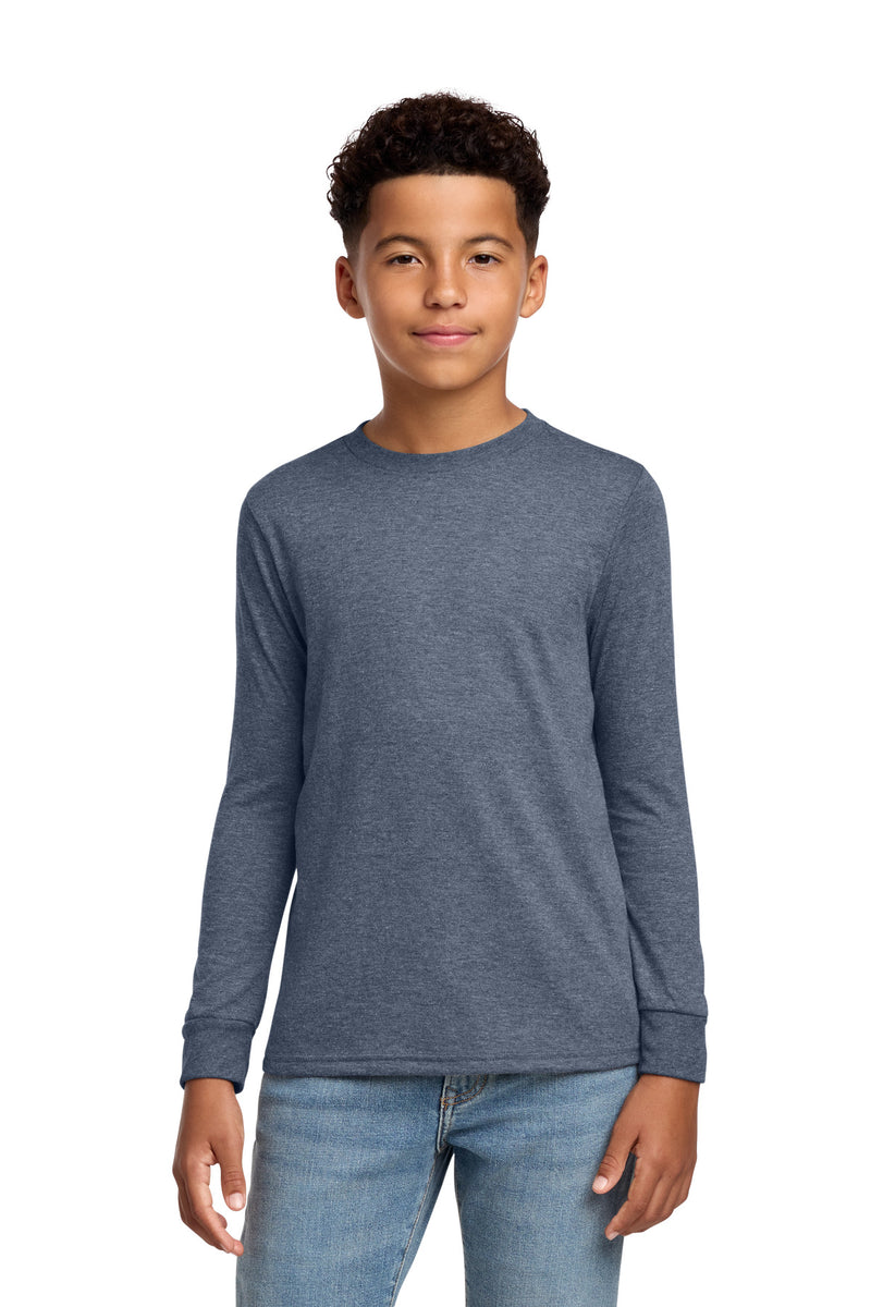 District Youth Perfect Tri Long Sleeve Tee - Navy Frost