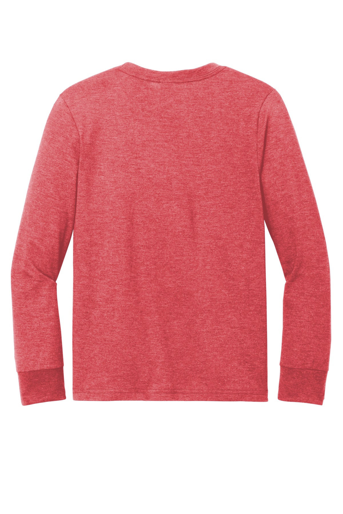 District Youth Perfect Tri Long Sleeve Tee - Red Frost