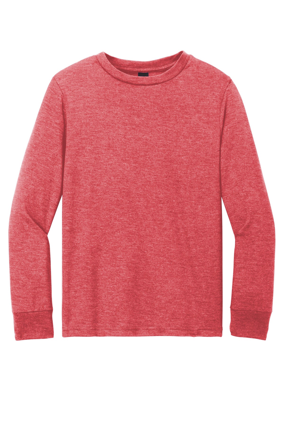 District Youth Perfect Tri Long Sleeve Tee - Red Frost