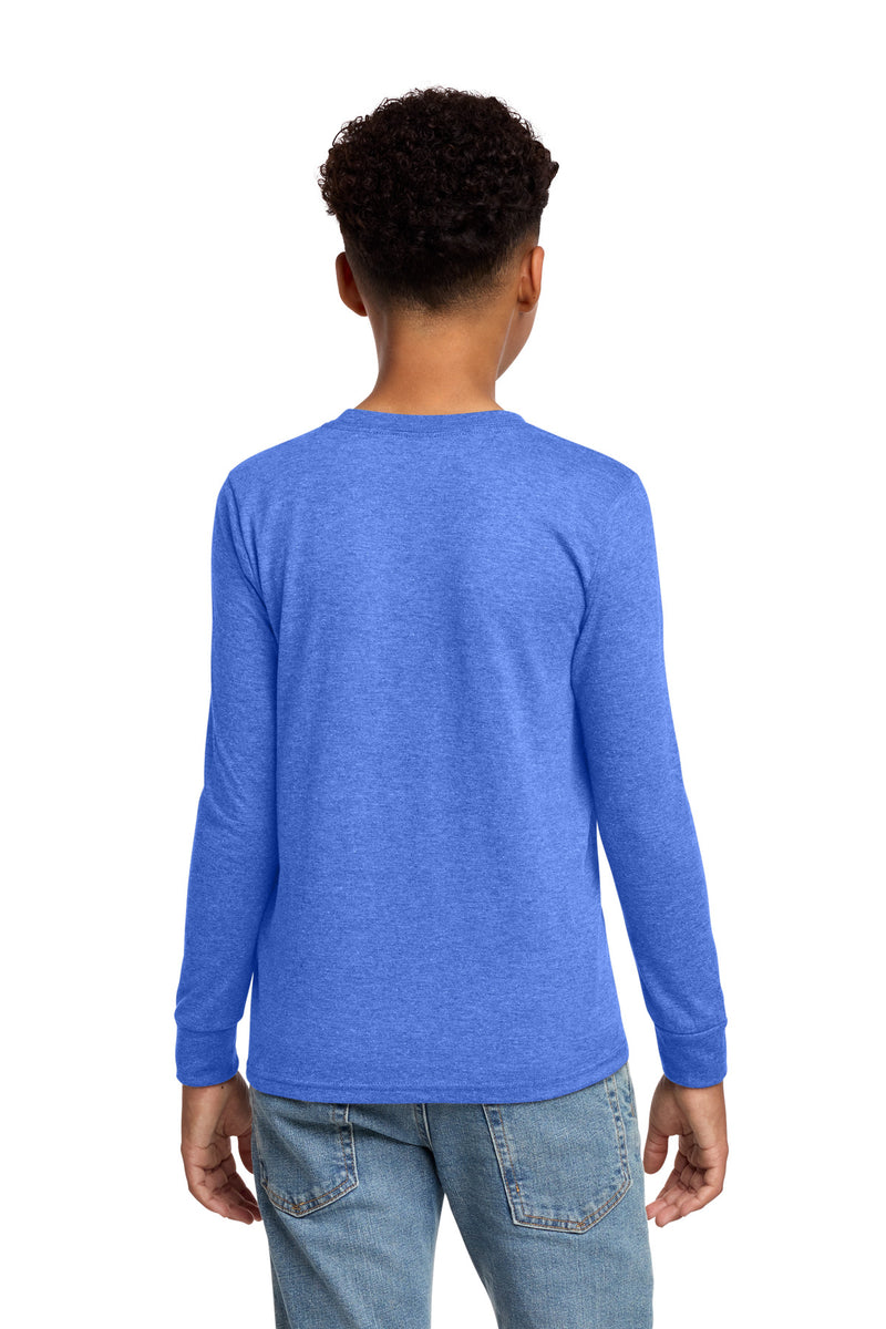 District Youth Perfect Tri Long Sleeve Tee - Royal Frost