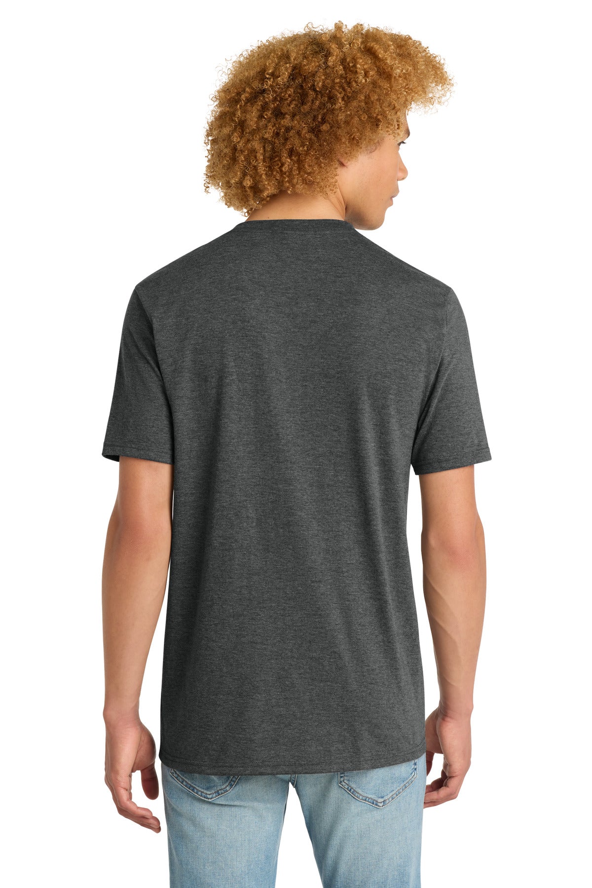 District   Perfect Tri V-Neck Tee - Black Frost