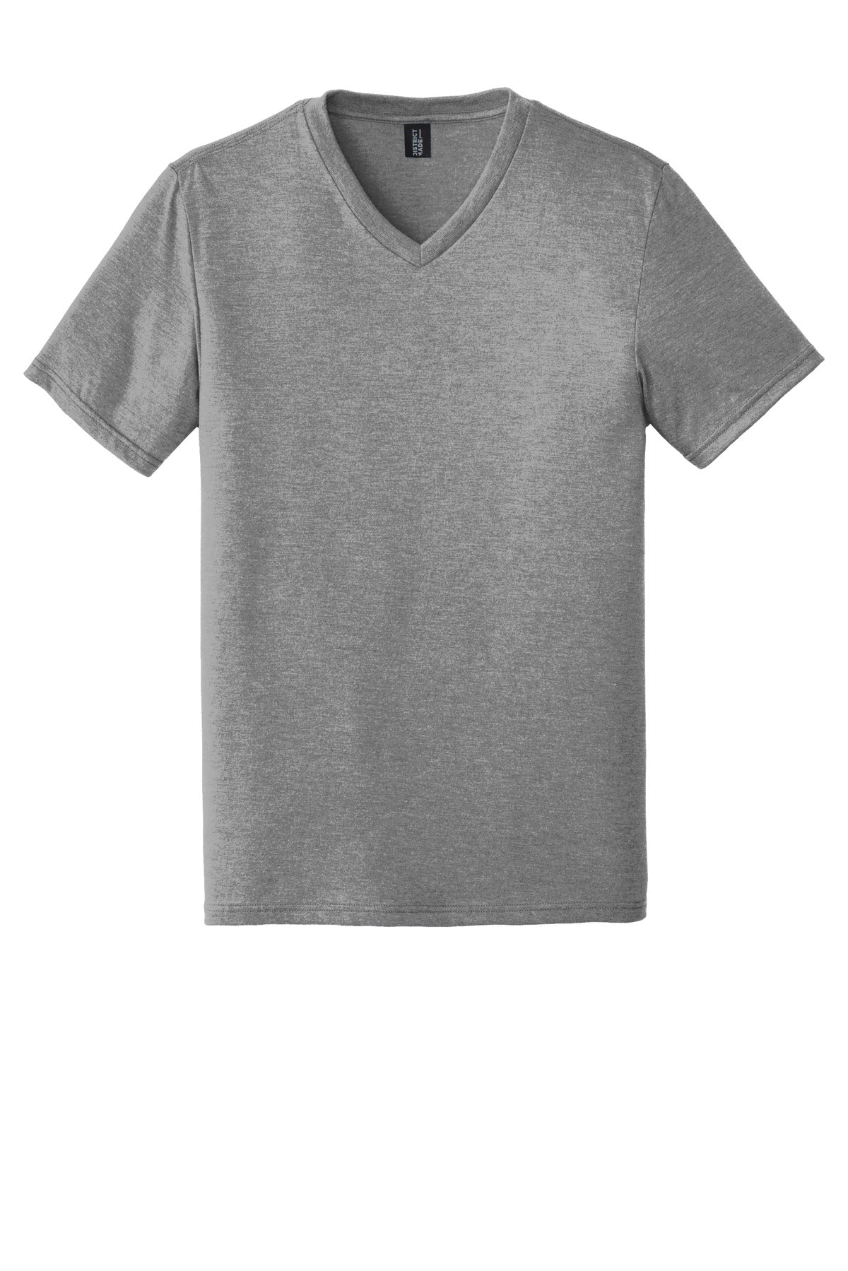 District   Perfect Tri V-Neck Tee - Grey Frost