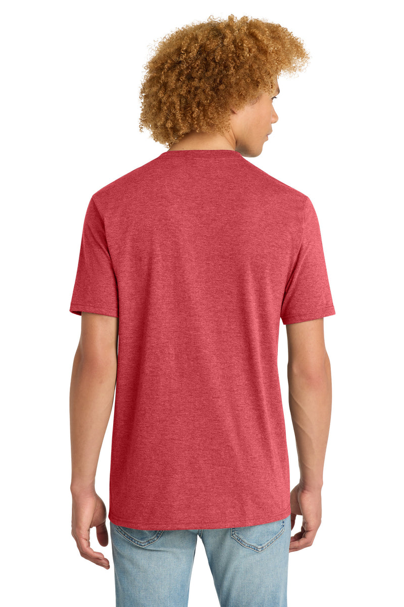 District   Perfect Tri V-Neck Tee - Red Frost