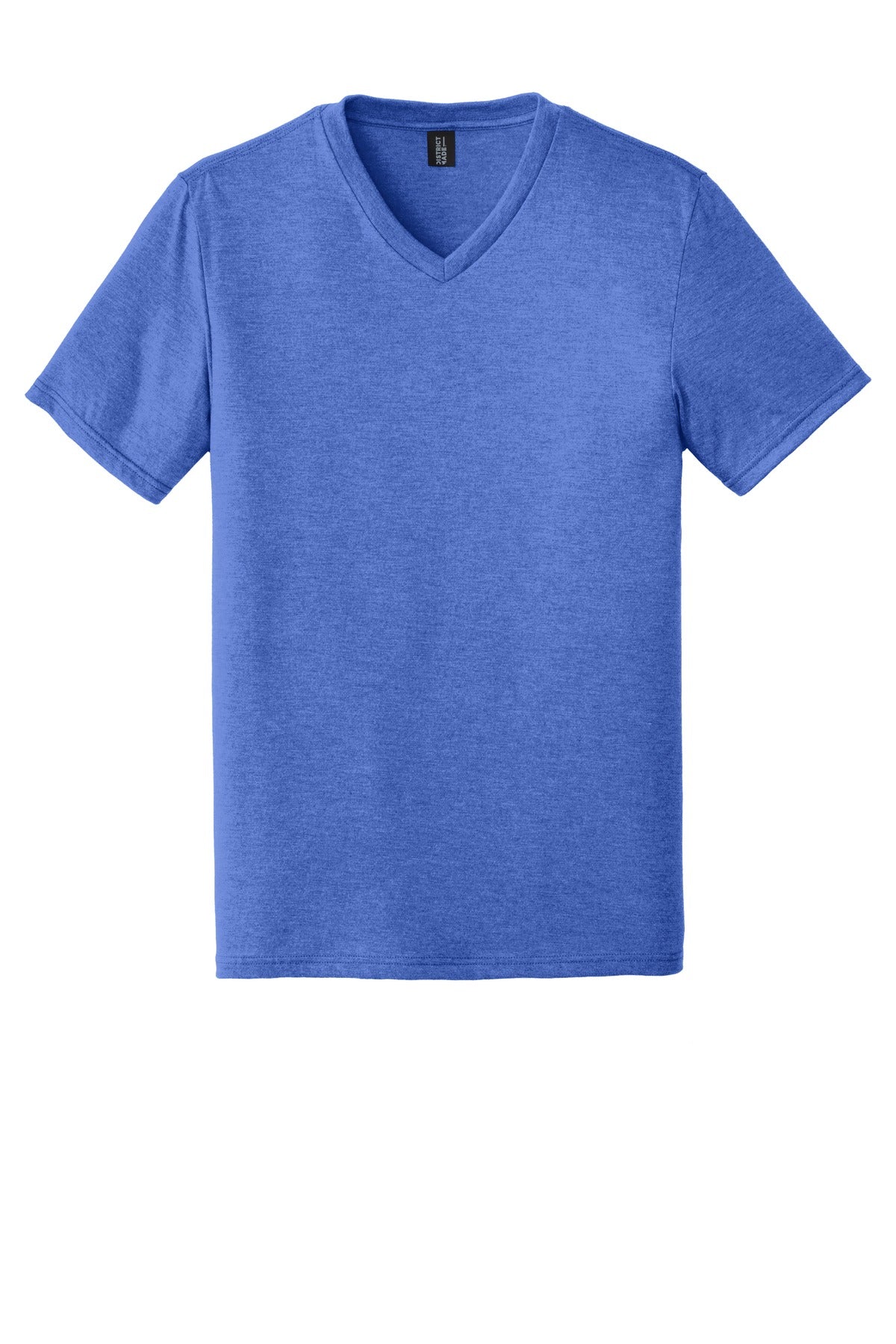 District   Perfect Tri V-Neck Tee - Royal Frost