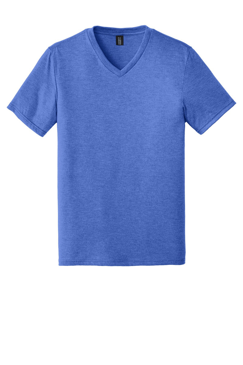 District   Perfect Tri V-Neck Tee - Royal Frost