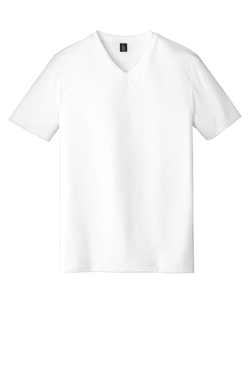 District   Perfect Tri V-Neck Tee - White
