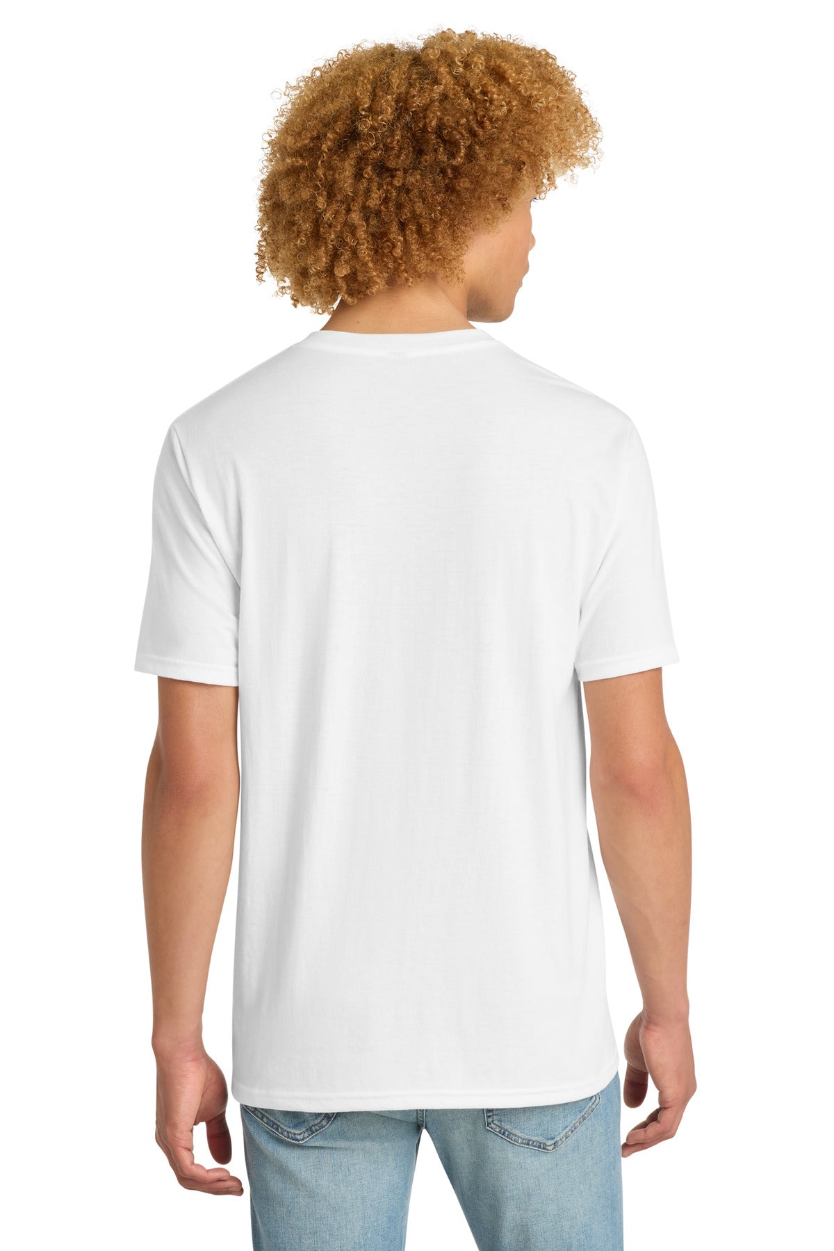District   Perfect Tri V-Neck Tee - White