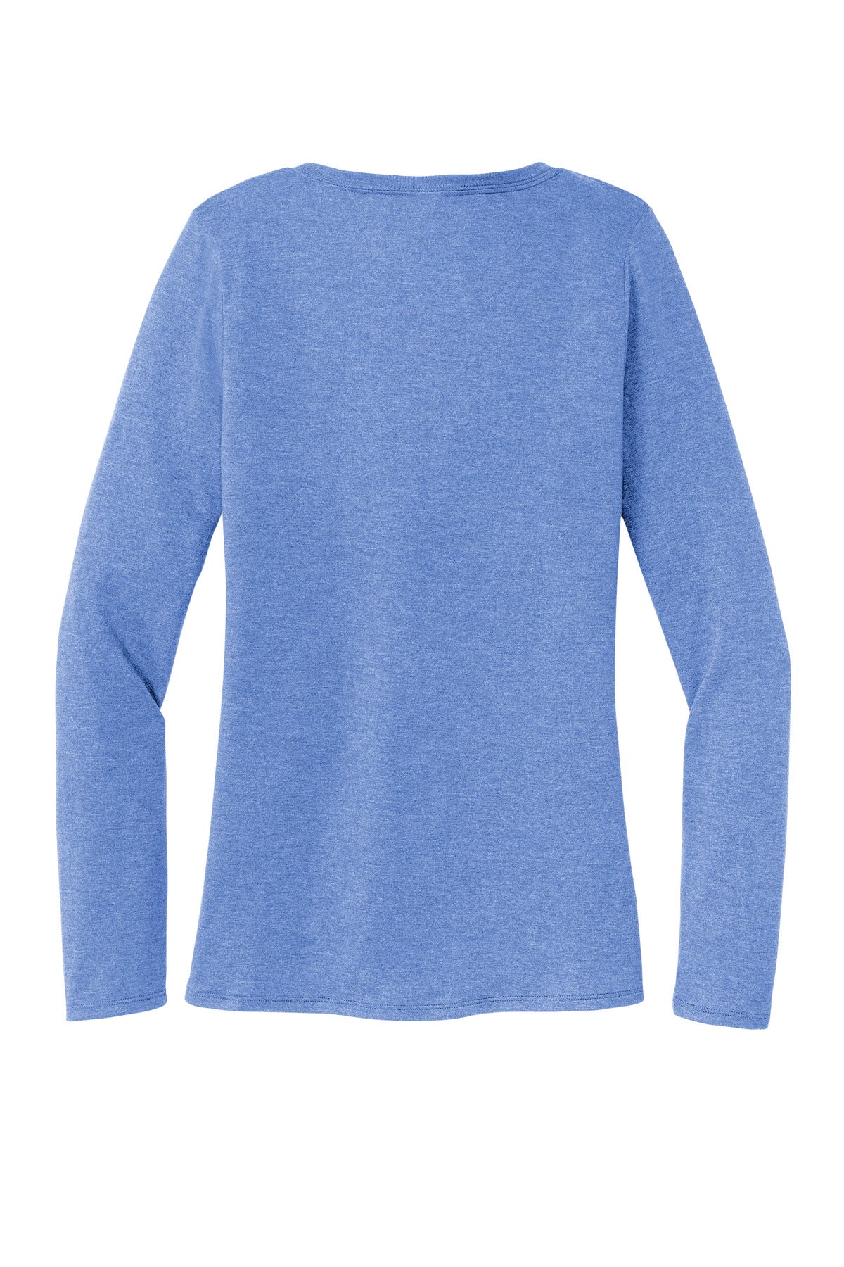 District Women's Perfect Tri Long Sleeve V-Neck Tee - Maritime Frost