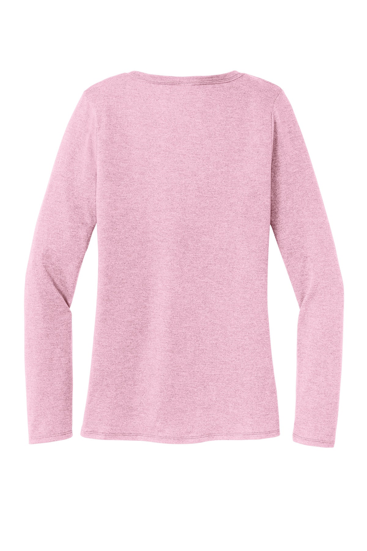 District Women's Perfect Tri Long Sleeve V-Neck Tee - Wisteria Heather