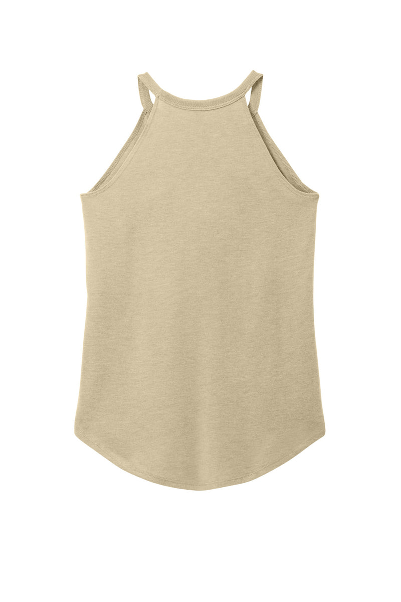 District   Women's Perfect Tri  Rocker Tank - Desert Tan Heather