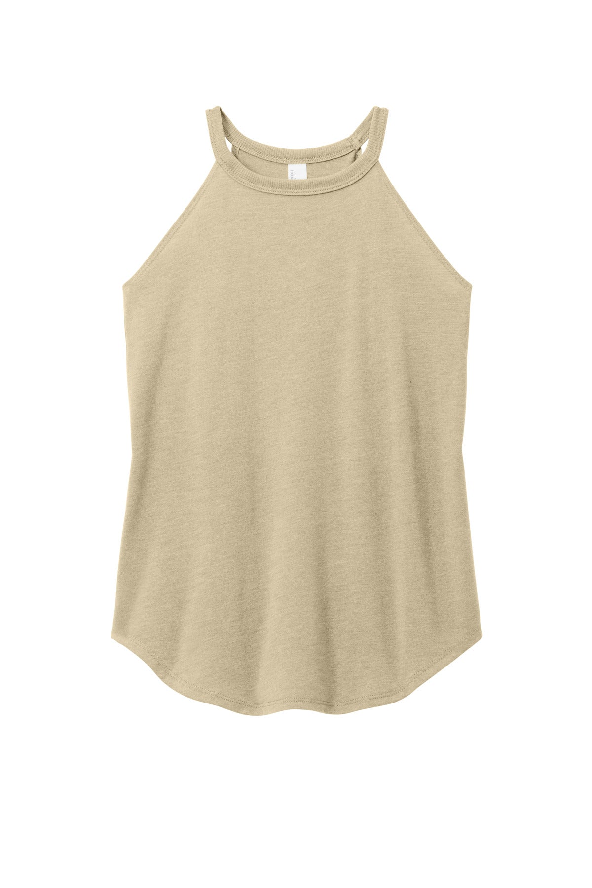 District   Women's Perfect Tri  Rocker Tank - Desert Tan Heather
