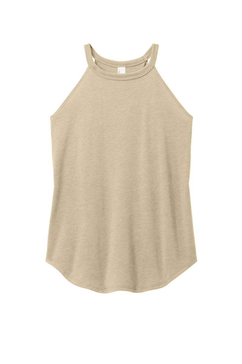 District   Women's Perfect Tri  Rocker Tank - Desert Tan Heather