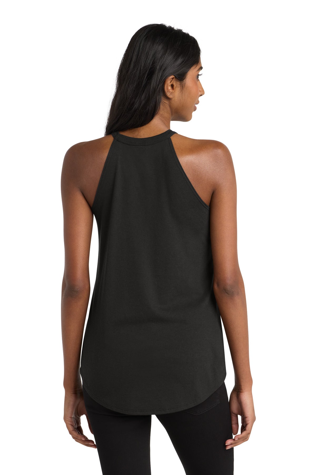 District   Women's Perfect Tri  Rocker Tank - Black
