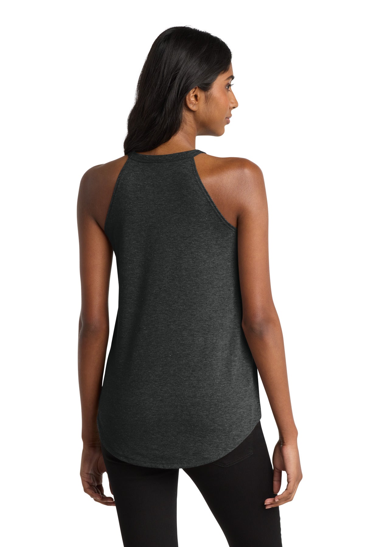 District   Women's Perfect Tri  Rocker Tank - Black Frost