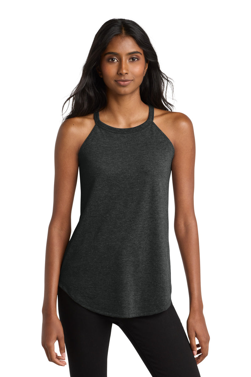 District   Women's Perfect Tri  Rocker Tank - Black Frost