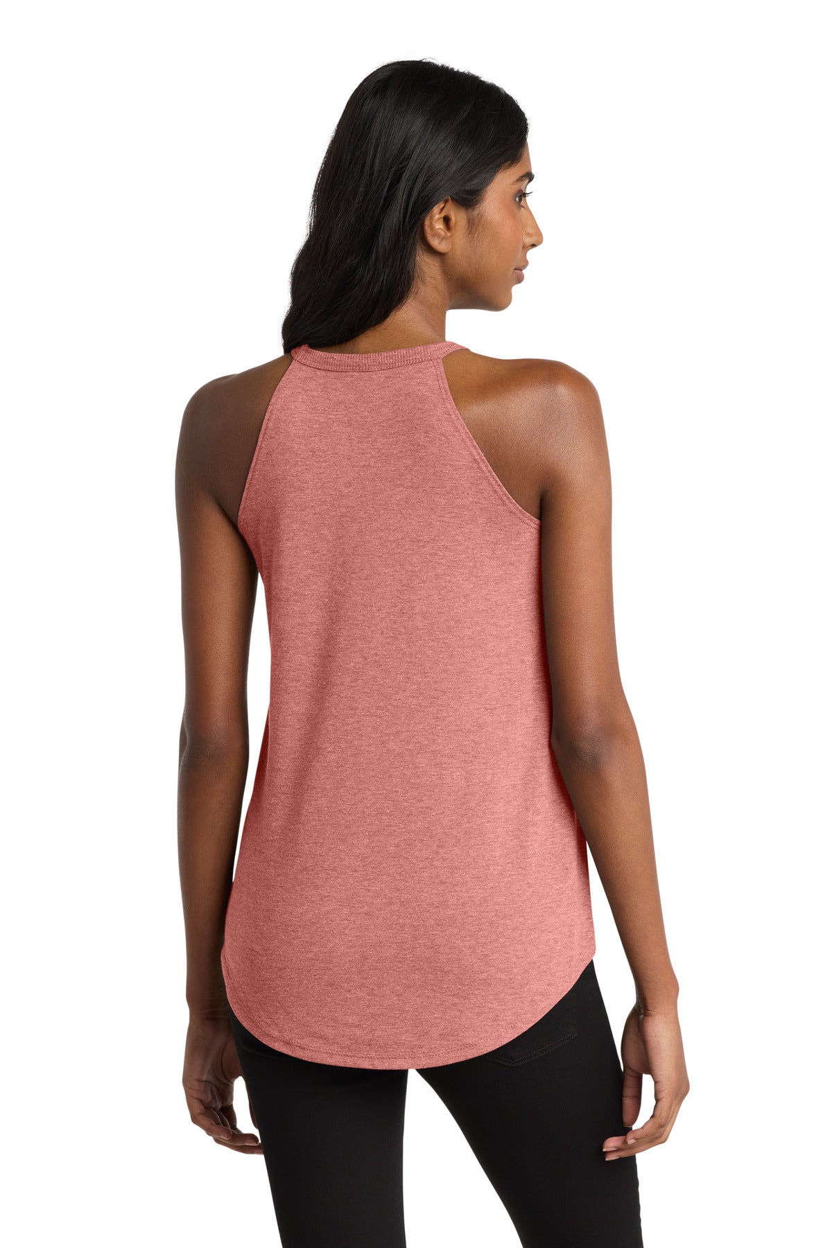 District   Women's Perfect Tri  Rocker Tank - Blush Frost