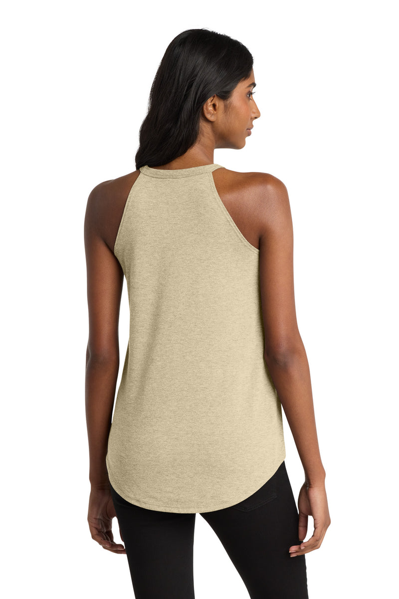 District   Women's Perfect Tri  Rocker Tank - Desert Tan Heather