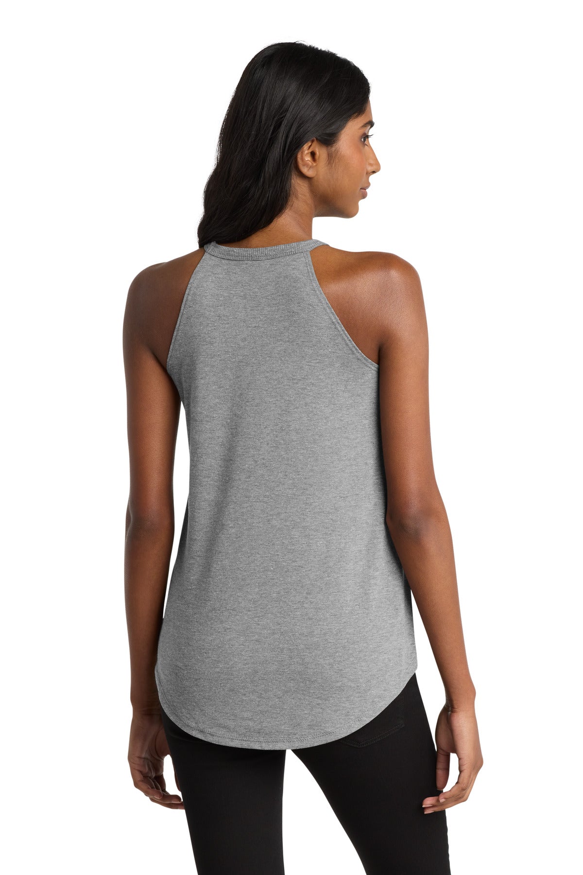 District   Women's Perfect Tri  Rocker Tank - Grey Frost