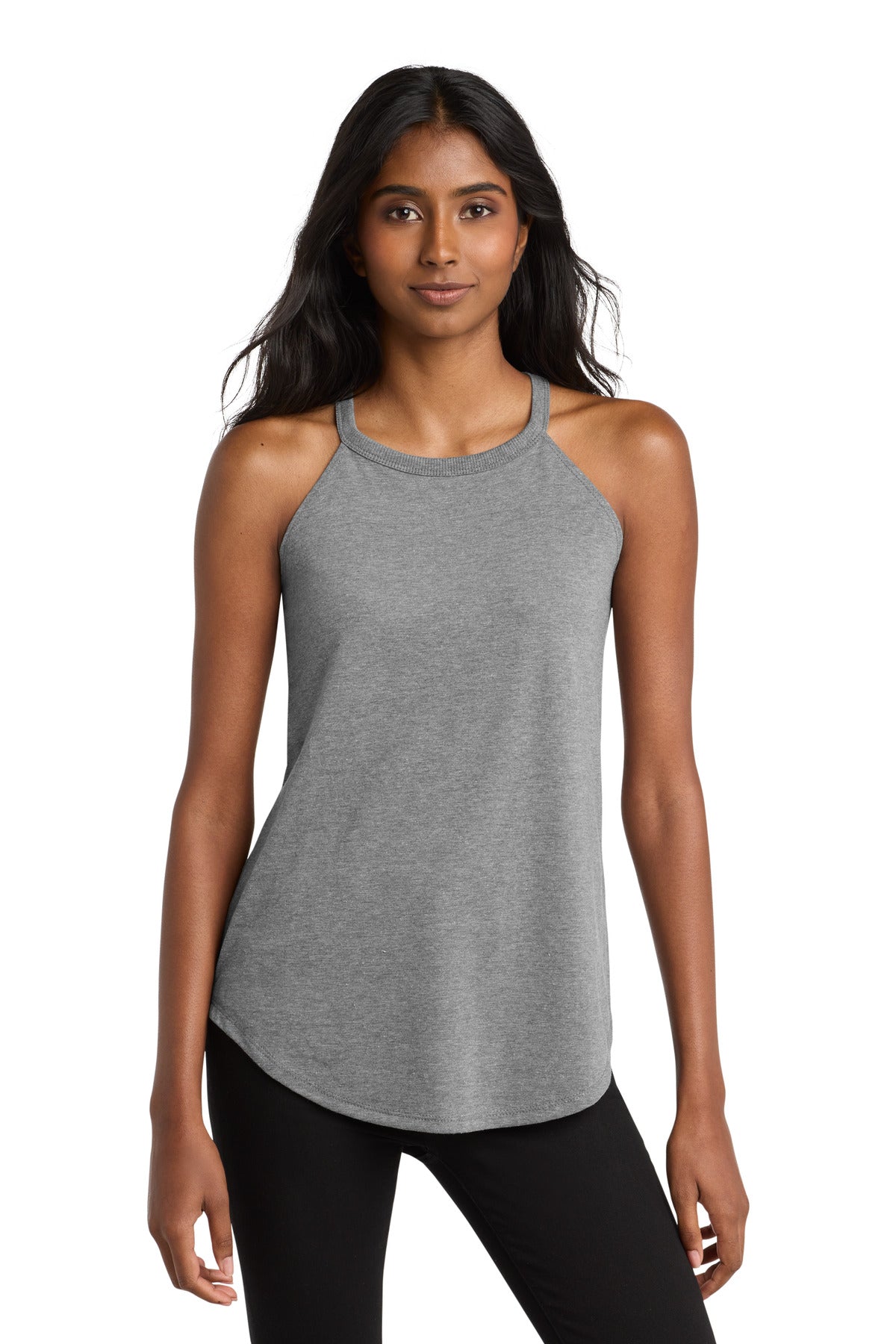District   Women's Perfect Tri  Rocker Tank - Grey Frost