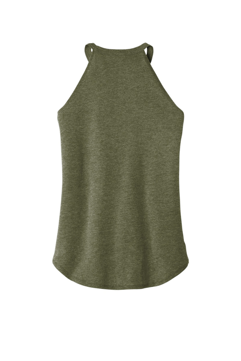 District   Women's Perfect Tri  Rocker Tank - Military Green Frost