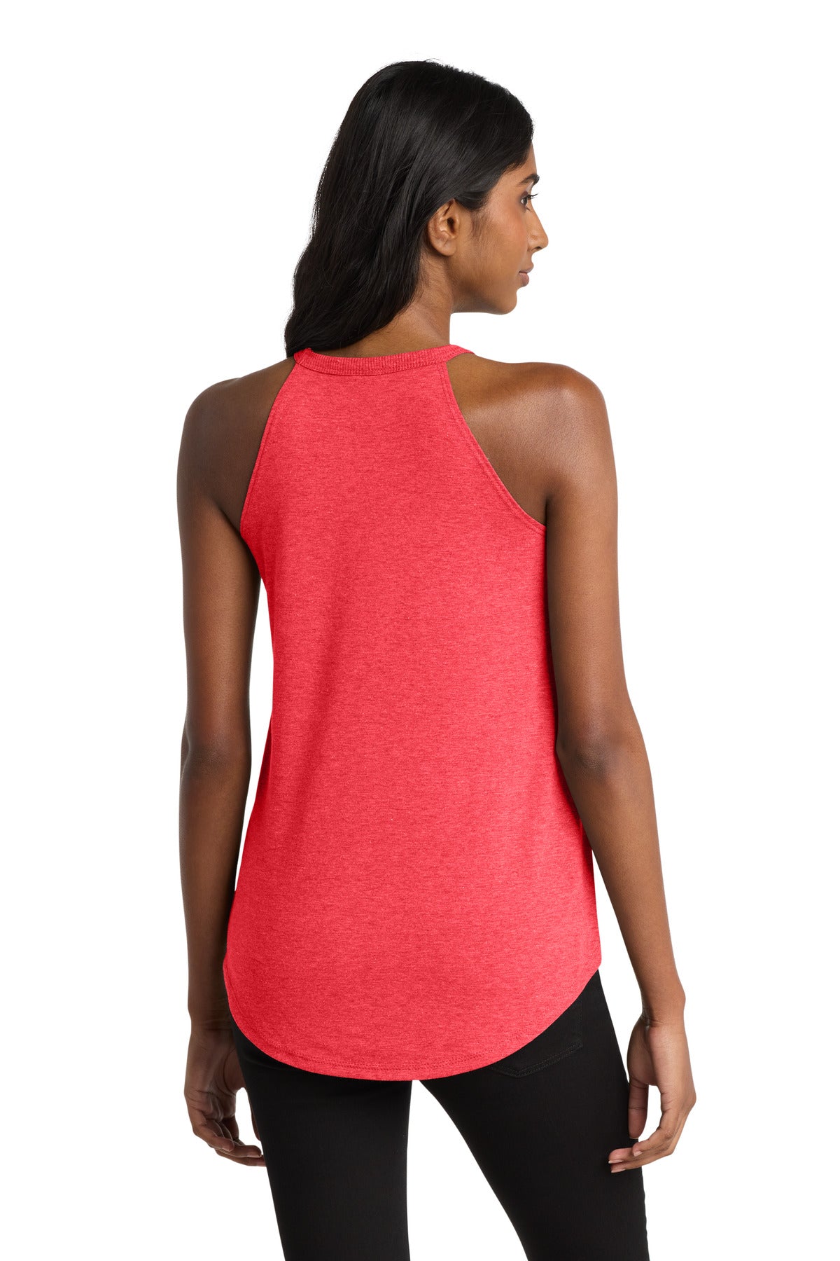 District   Women's Perfect Tri  Rocker Tank - Red Frost