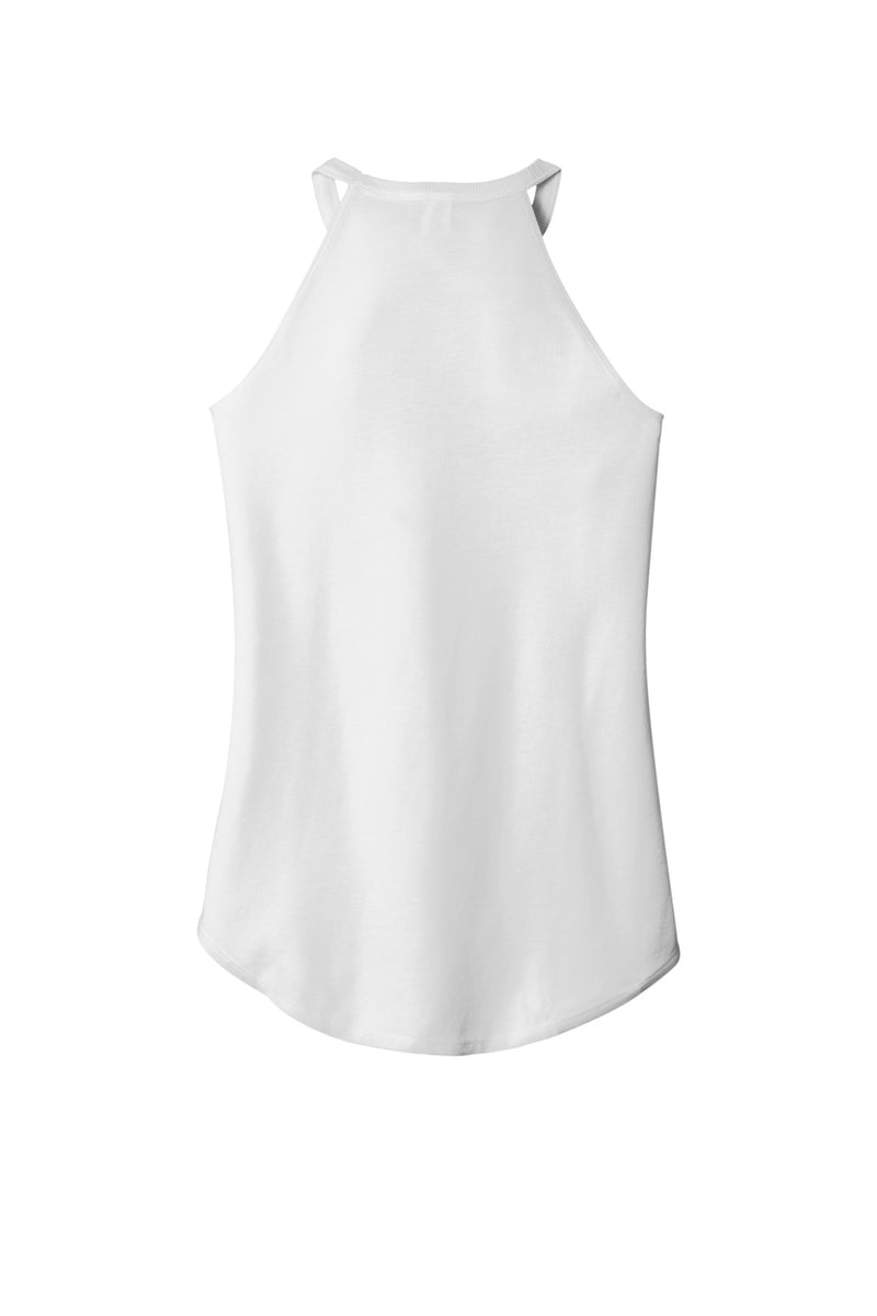 District   Women's Perfect Tri  Rocker Tank - White