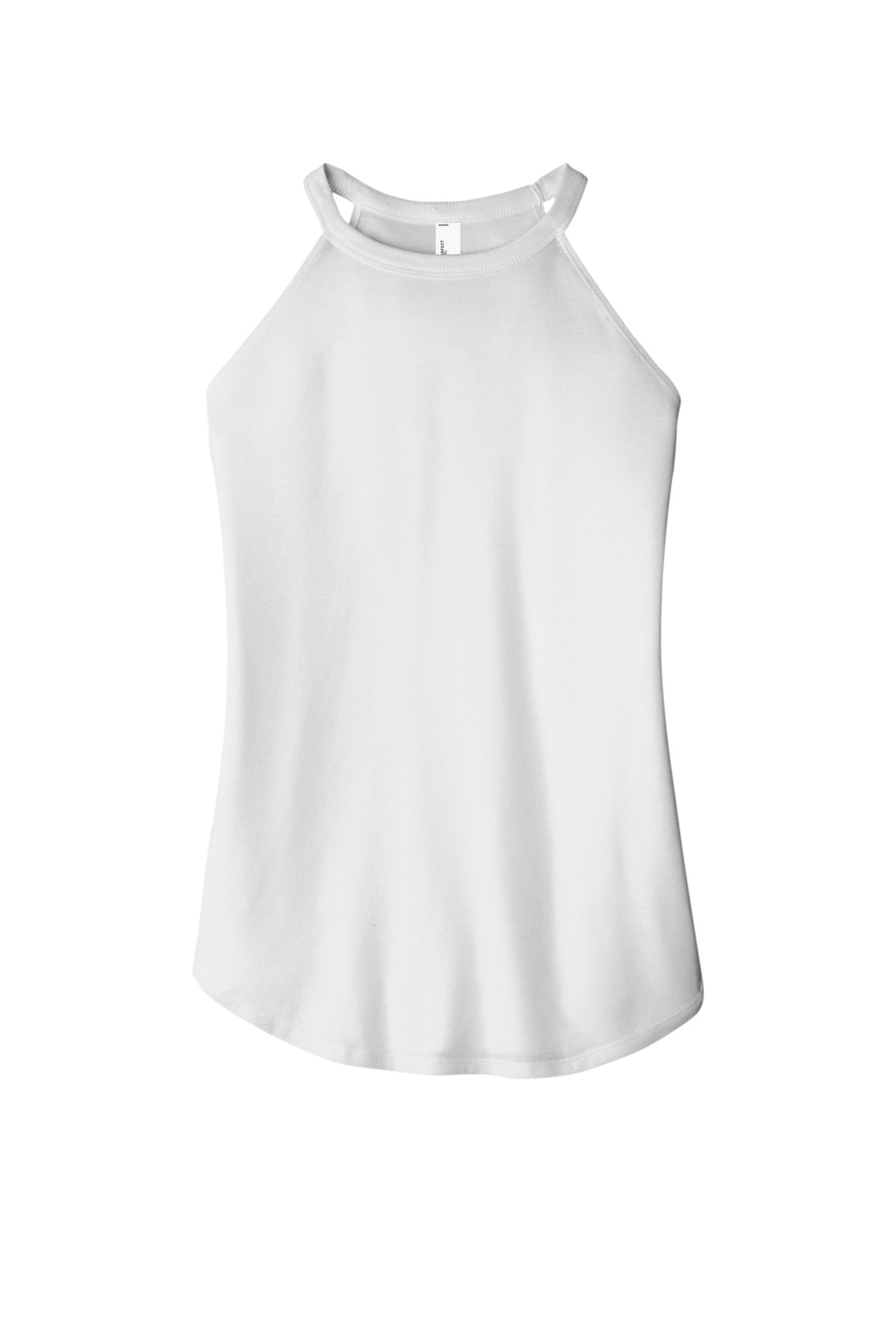 District   Women's Perfect Tri  Rocker Tank - White