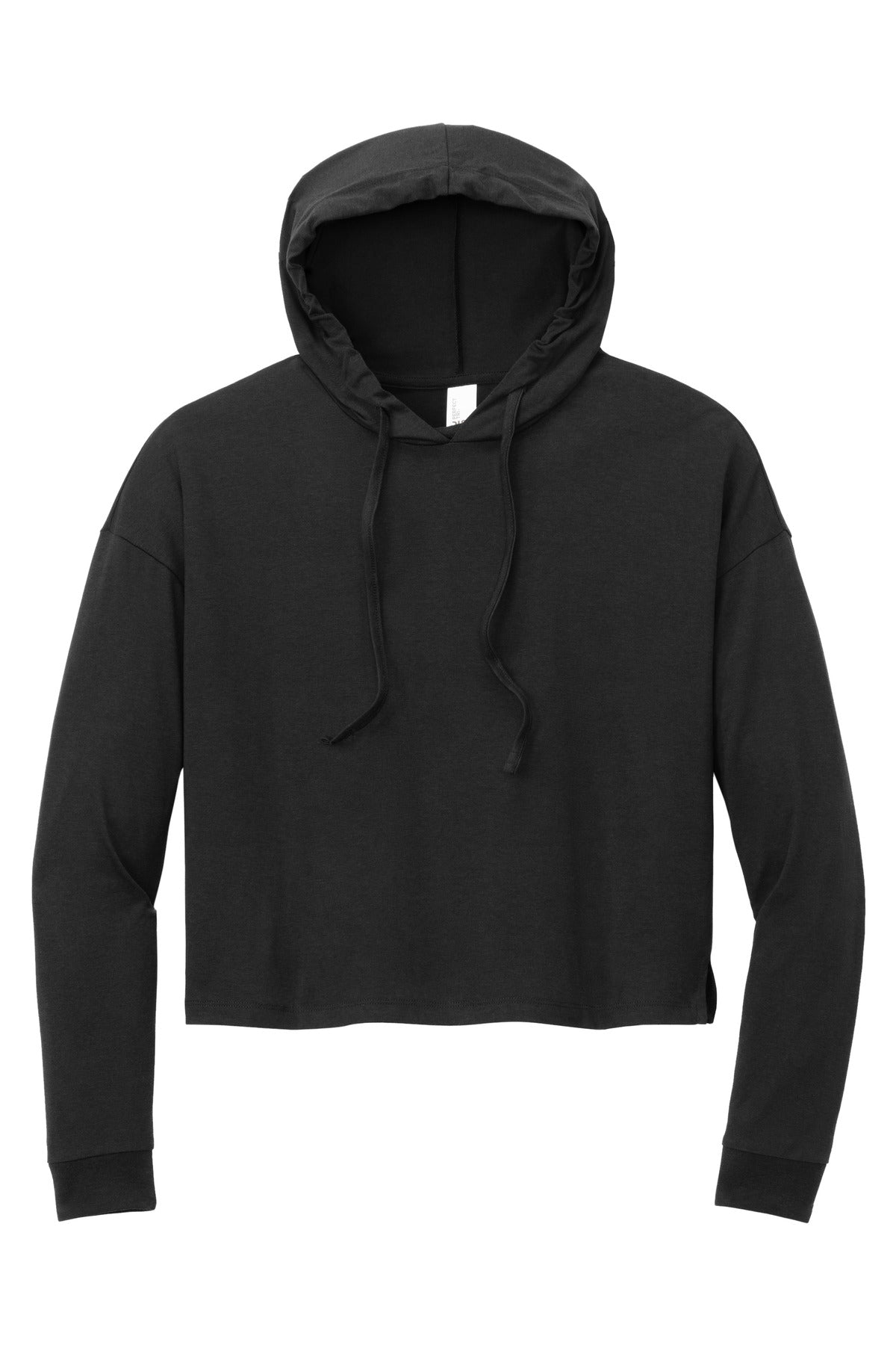 District Women's Perfect Tri Midi Long Sleeve Hoodie - Black
