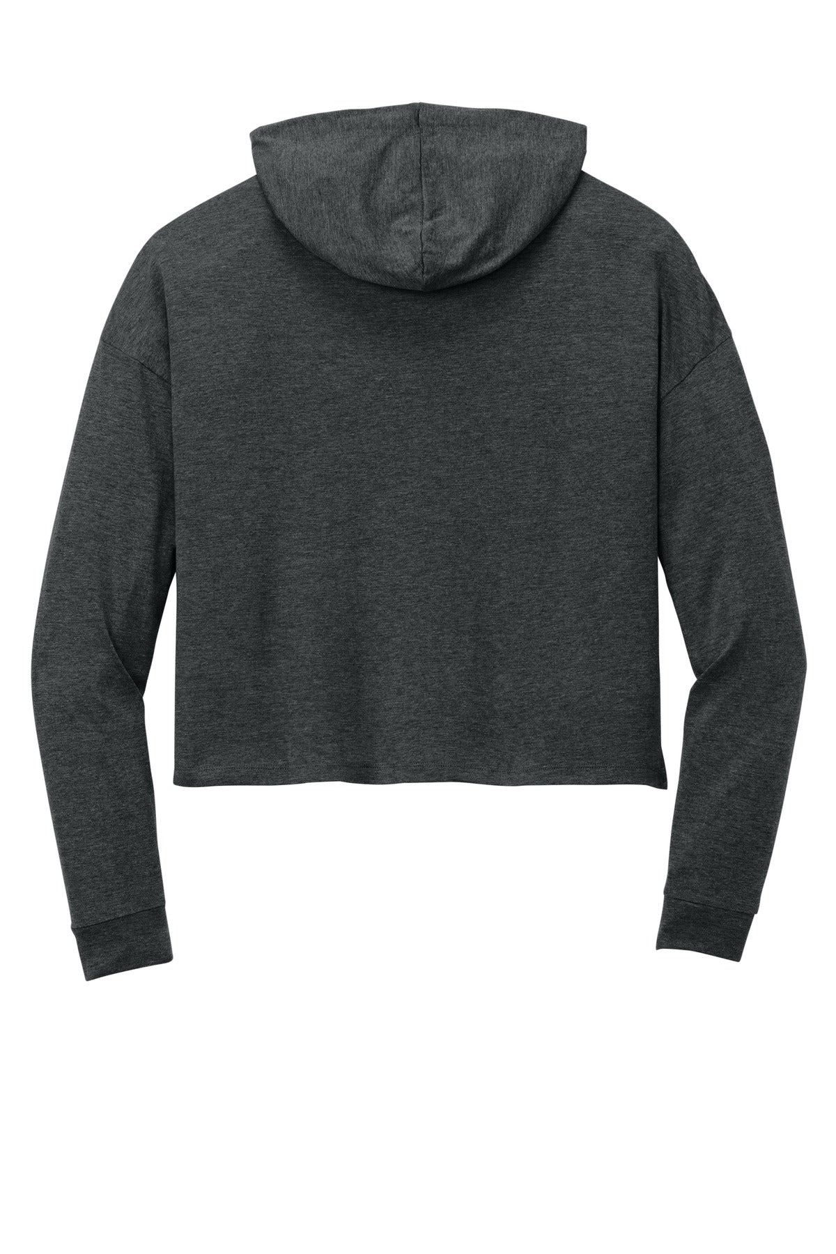 District Women's Perfect Tri Midi Long Sleeve Hoodie - Black Frost