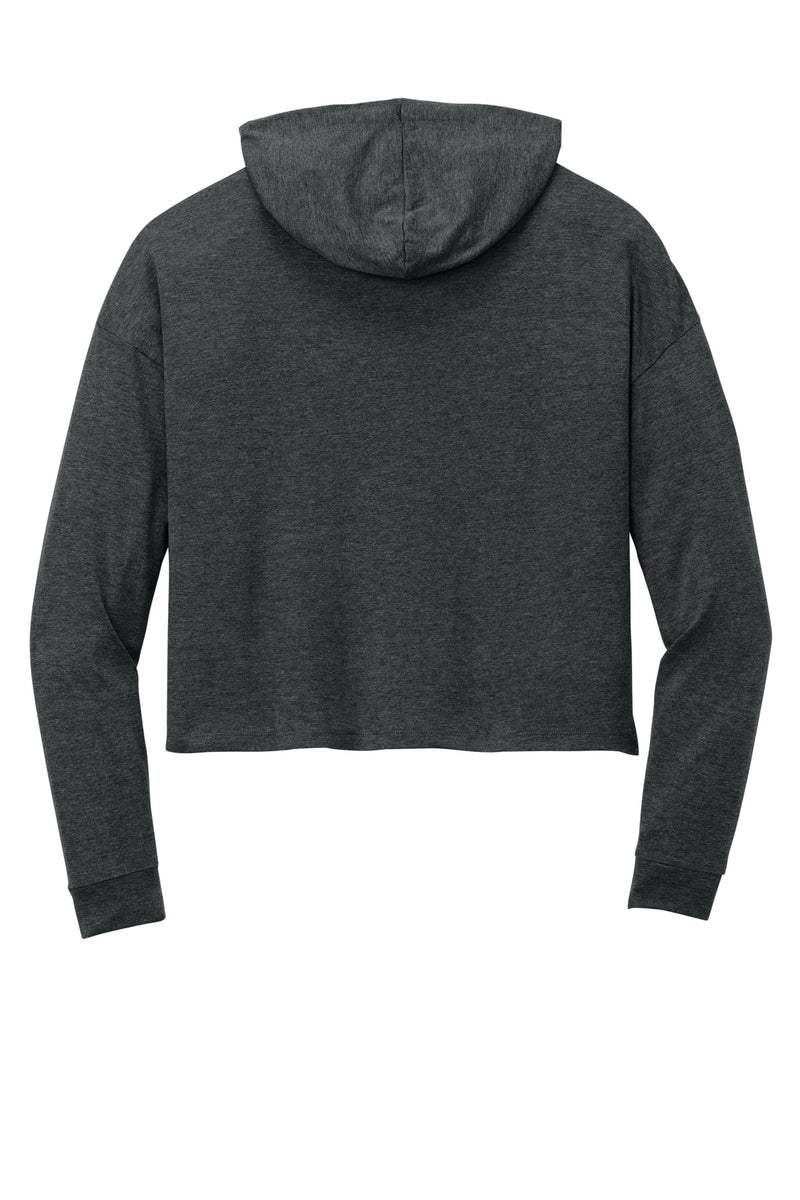 District Women's Perfect Tri Midi Long Sleeve Hoodie - Black Frost