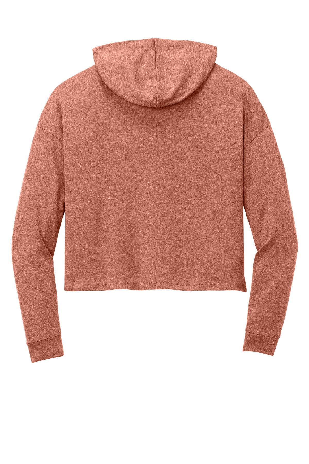 District Women's Perfect Tri Midi Long Sleeve Hoodie - Desert Rose Heather