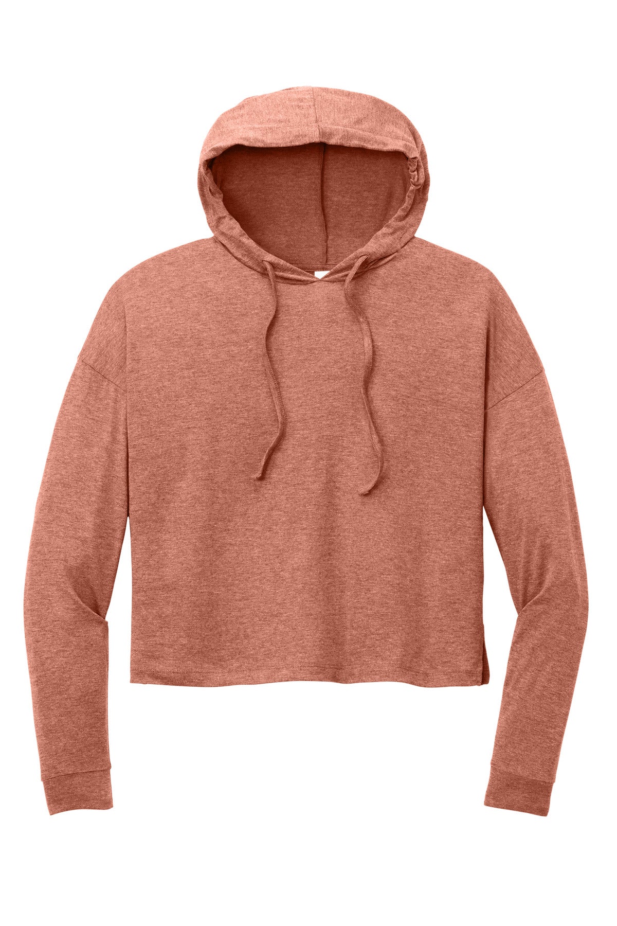 District Women's Perfect Tri Midi Long Sleeve Hoodie - Desert Rose Heather
