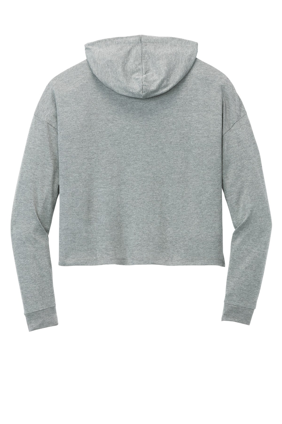 District Women's Perfect Tri Midi Long Sleeve Hoodie - Grey Frost