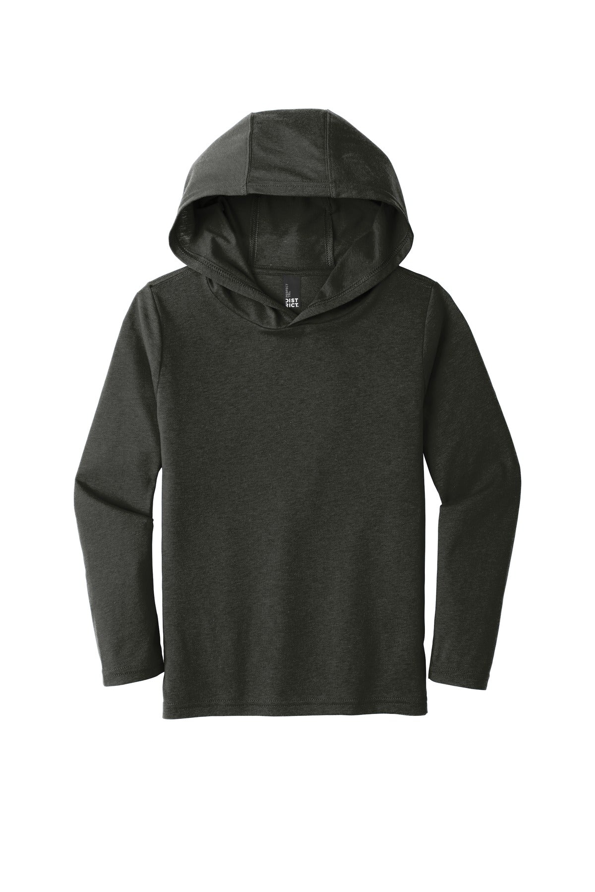 District  Youth Perfect Tri  Long Sleeve Hoodie - Black Frost