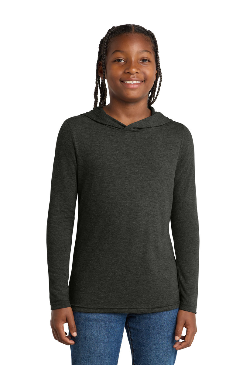 District  Youth Perfect Tri  Long Sleeve Hoodie - Black Frost
