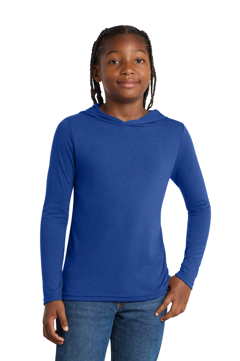 District  Youth Perfect Tri  Long Sleeve Hoodie - Deep Royal
