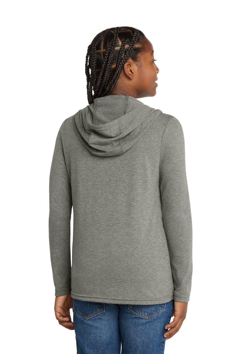 District  Youth Perfect Tri  Long Sleeve Hoodie - Grey Frost