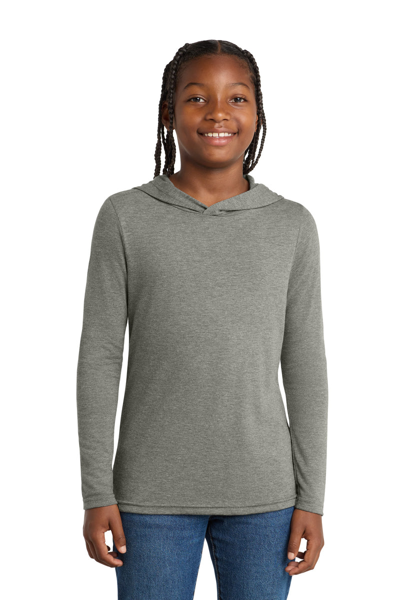 District  Youth Perfect Tri  Long Sleeve Hoodie - Grey Frost