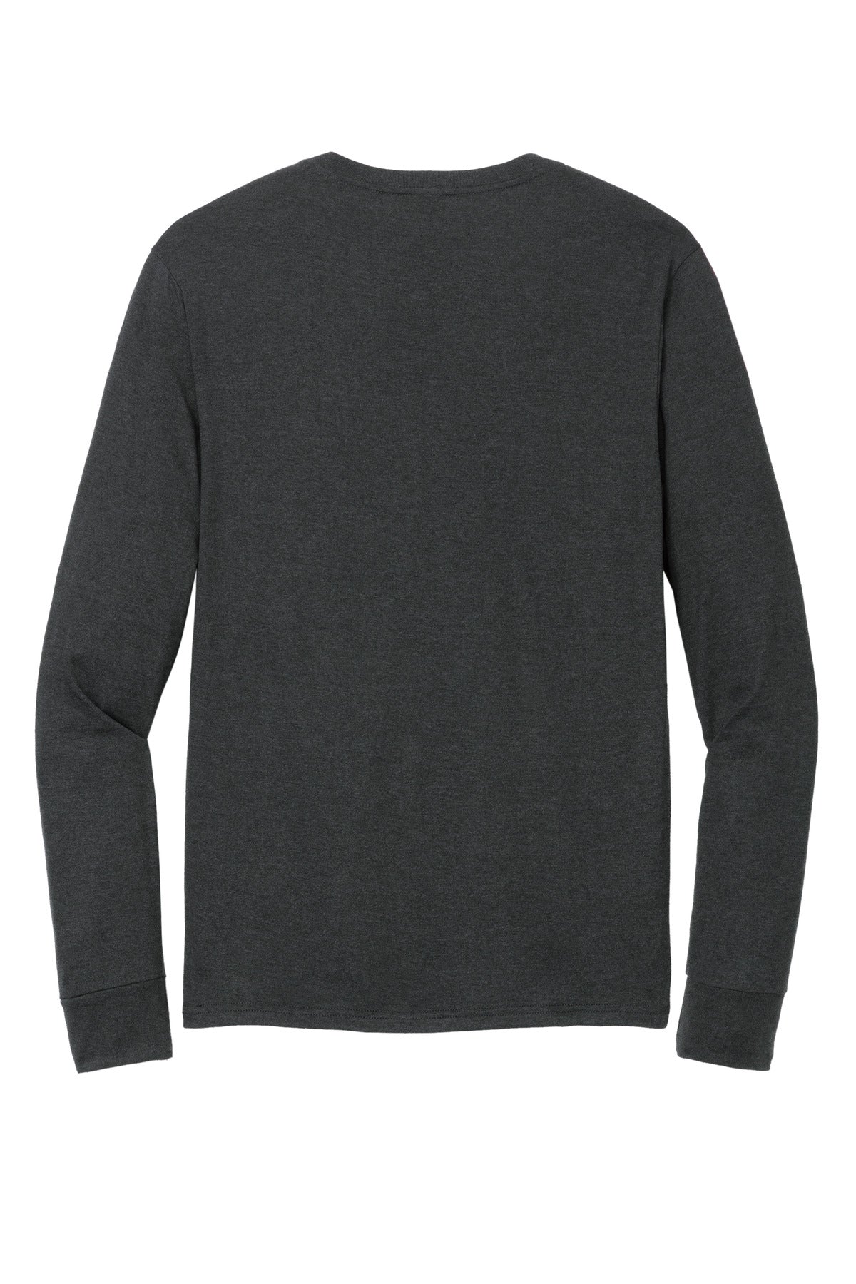 District Perfect Tri Long Sleeve Henley - Black Frost
