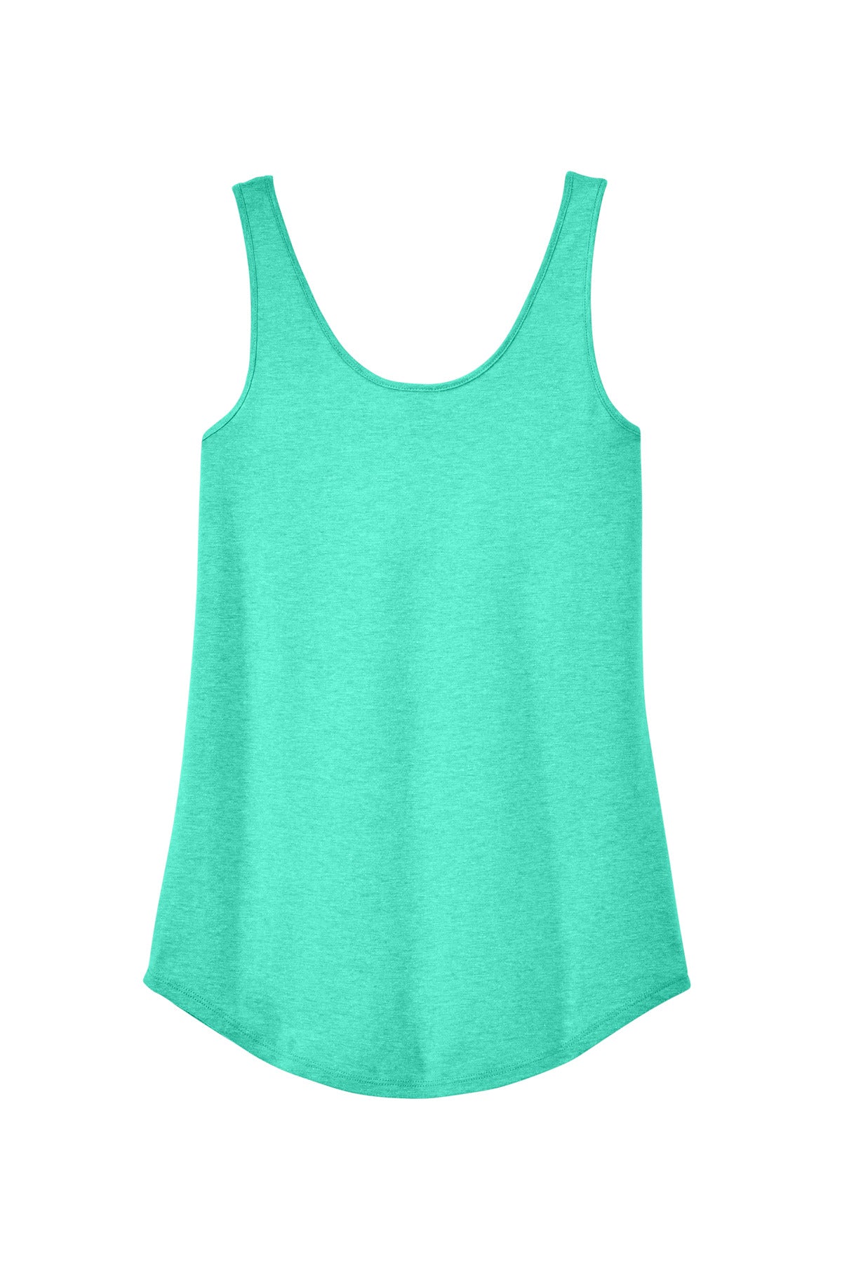 District Women's Perfect Tri Relaxed Tank - Aqua Heather