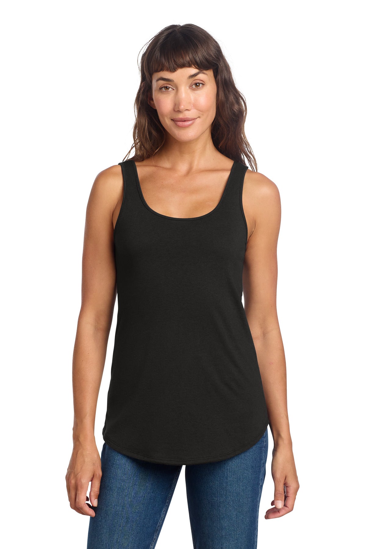 District Women's Perfect Tri Relaxed Tank - Black
