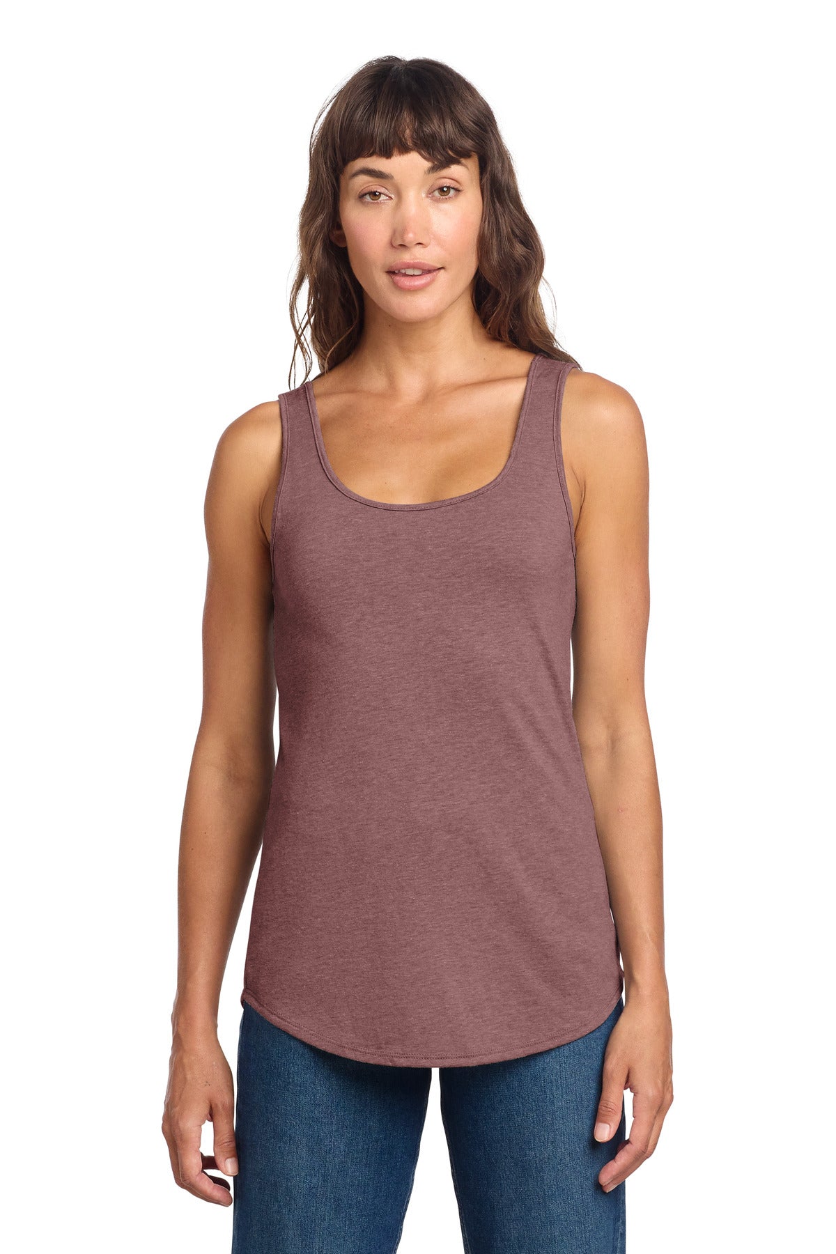 District Women's Perfect Tri Relaxed Tank - Blush Frost