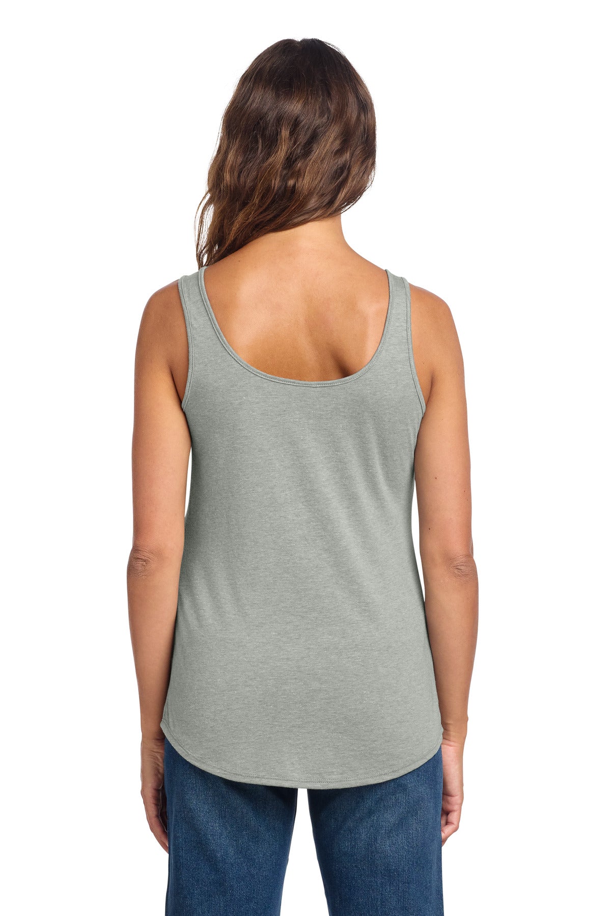 District Women's Perfect Tri Relaxed Tank - Heathered Grey