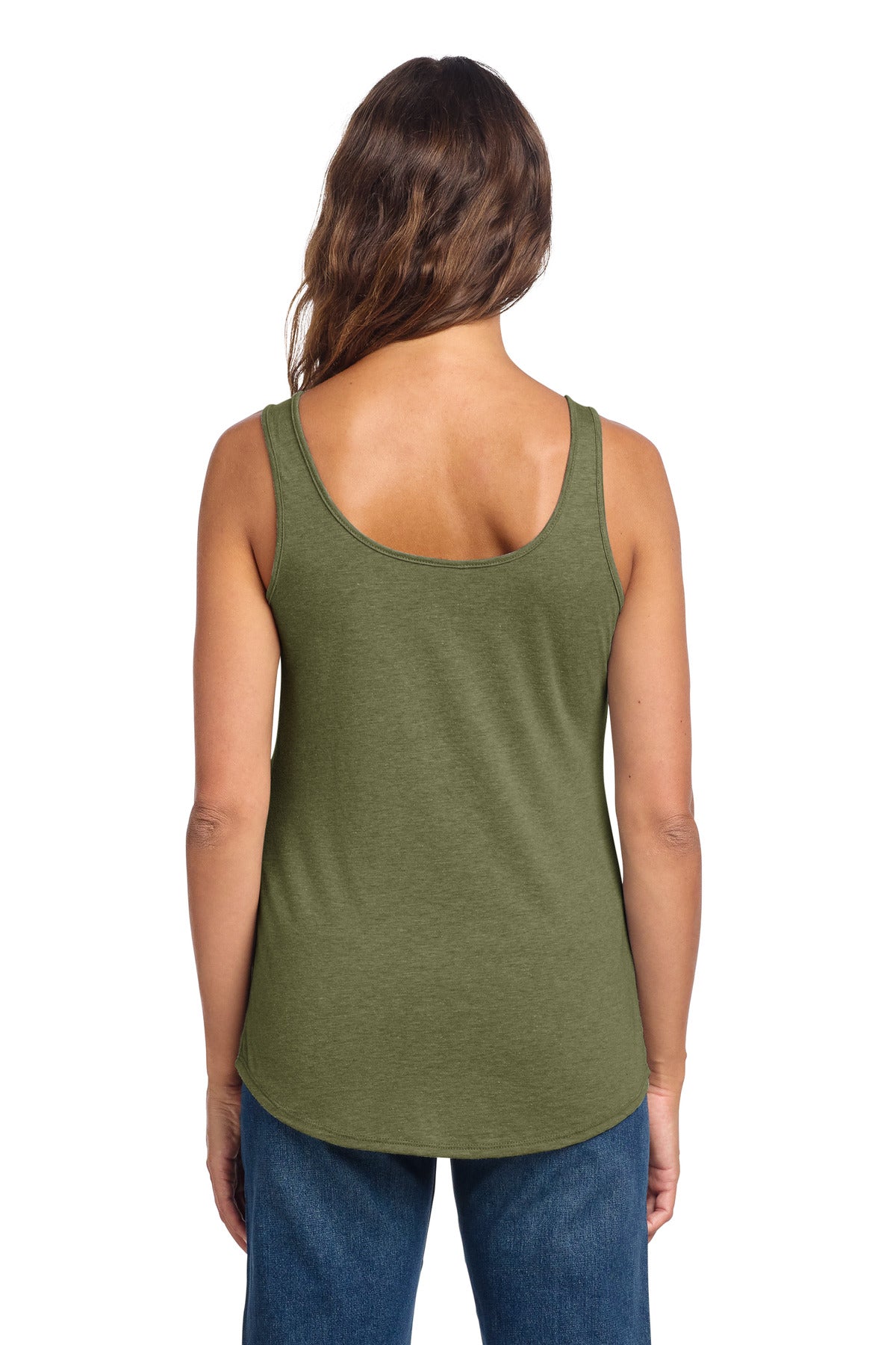 District Women's Perfect Tri Relaxed Tank - Military Green Frost