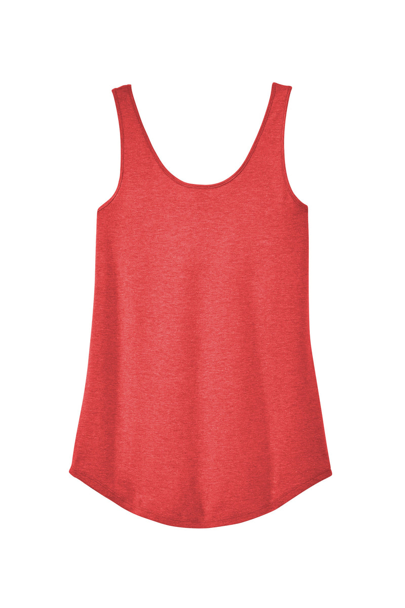 District Women's Perfect Tri Relaxed Tank - Red Frost